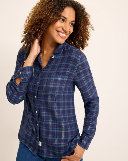 Tommy Bahama | Golden Sands Flannel Shirt / Coastline