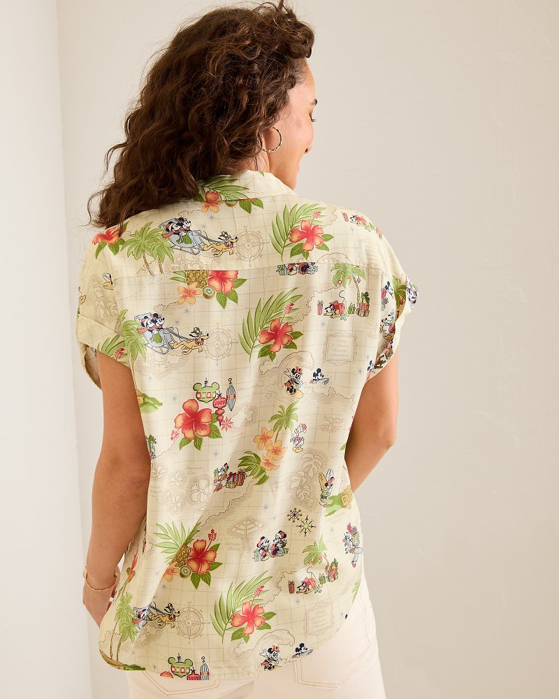 Tommy Bahama | Disney Huladay Adventures Camp Shirt / Bleached Sand