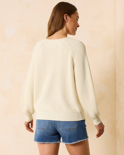 Tommy Bahama | Breezy Palm Crew Pullover / Coconut