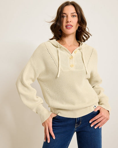 Tommy Bahama | Salt Wash Hooded Sweater / Bleached Sand