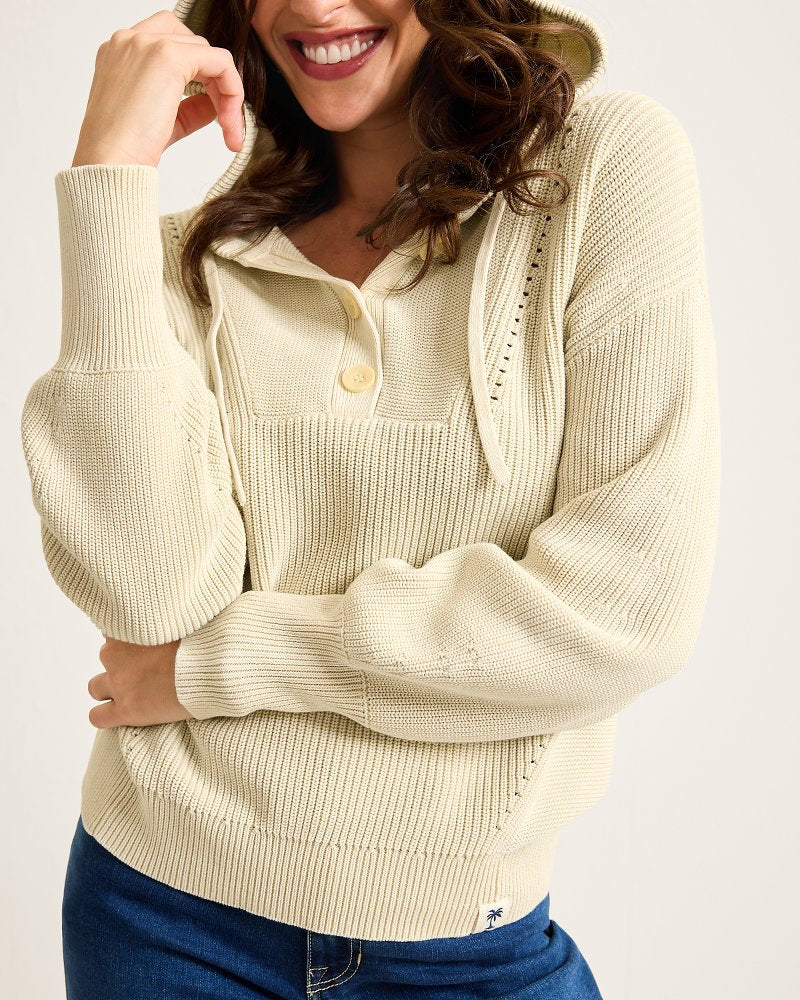 Tommy Bahama | Salt Wash Hooded Sweater / Bleached Sand