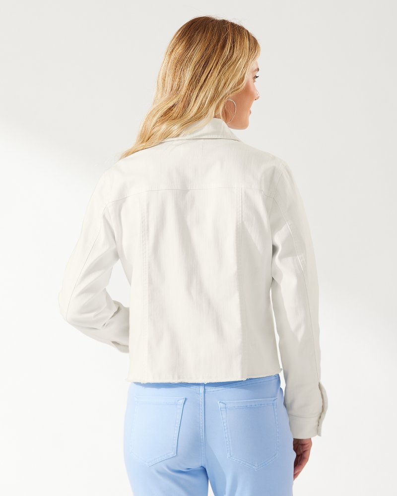 Tommy Bahama | Ella Twill Jean Jacket / White
