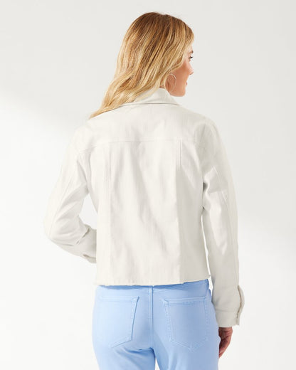 Tommy Bahama | Ella Twill Jean Jacket / White