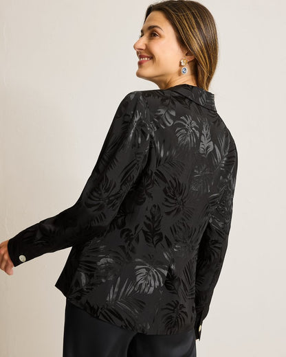 Tommy Bahama | Satin Jacquard Blazer / Black