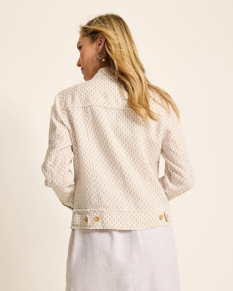 Tommy Bahama | Two Palms Geo Gem Linen Jacket / Golden Honey