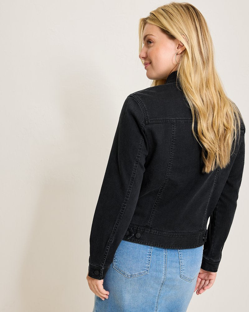 Tommy Bahama | Black Classic Jean Jacket / Coastal Black Wash