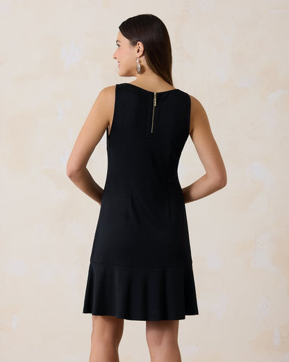 Tommy Bahama | Darcy Flounce Dress / Black