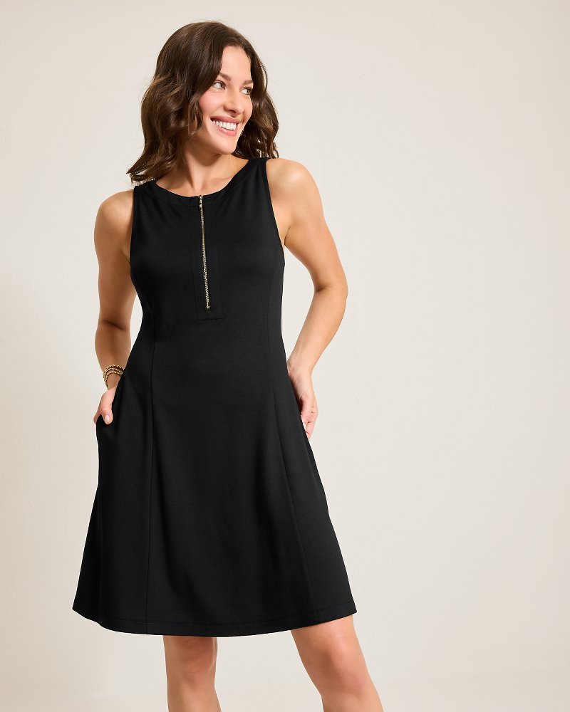 Tommy Bahama | Darcy Fit-and-Flare Dress / Black