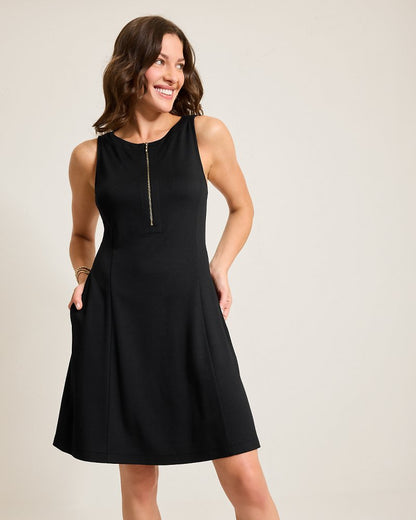 Tommy Bahama | Darcy Fit-and-Flare Dress / Black