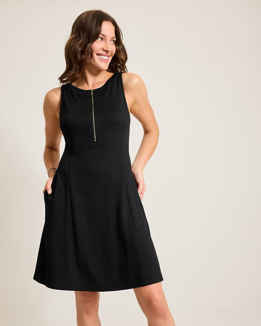 Tommy Bahama | Darcy Fit-and-Flare Dress / Black