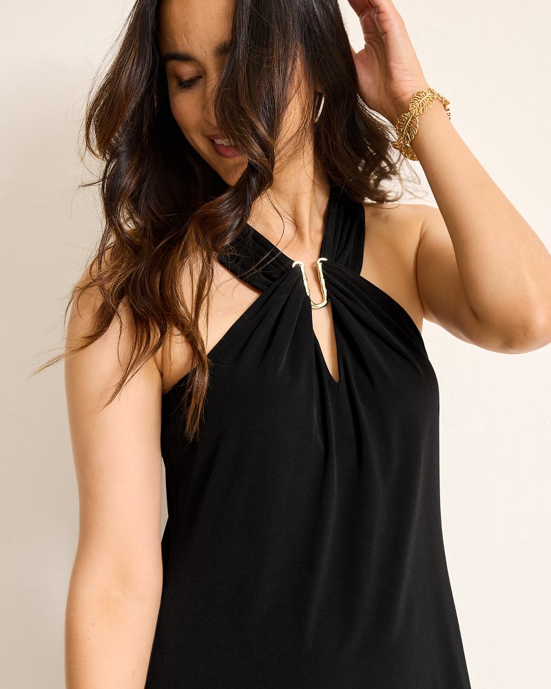 Tommy Bahama | Halter Short Dress / Black