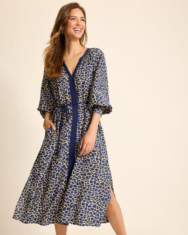 Tommy Bahama | Safari Spots Midi Dress / Island Navy