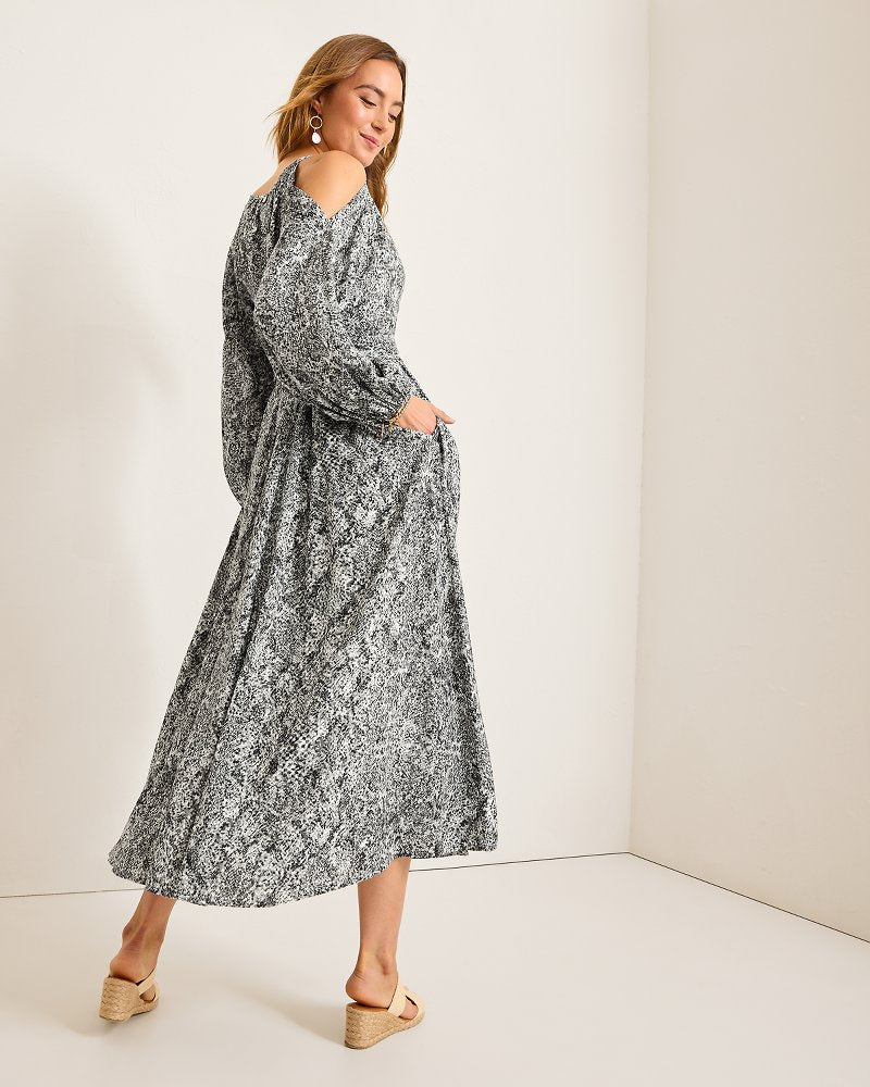 Tommy Bahama | Playa Python Maxi Dress / Shadow