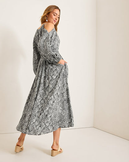 Tommy Bahama | Playa Python Maxi Dress / Shadow
