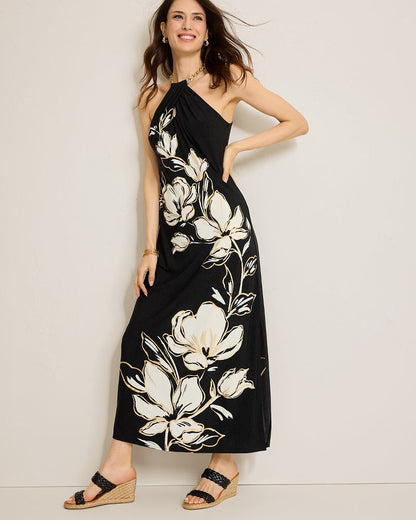 Tommy Bahama | Noche Mar Chain Maxi Dress / Black