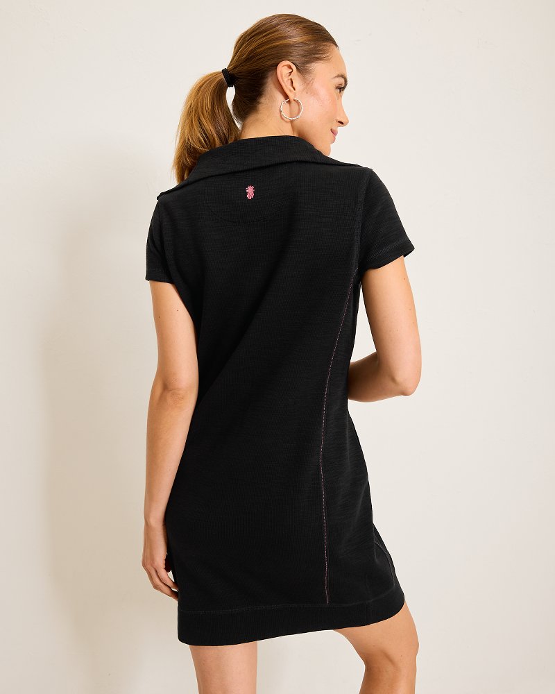 Tommy Bahama | Tobago Bay Half-Zip Collared Dress / Black