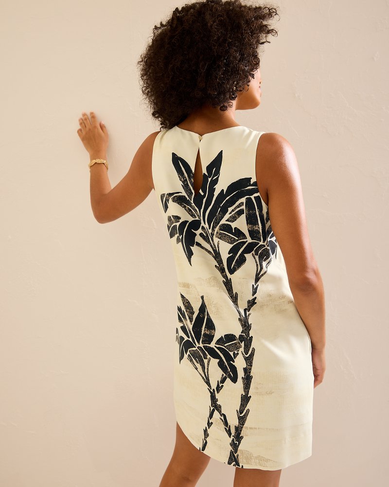 Tommy Bahama | Peninsula Palms Silk Shift Dress / Coconut