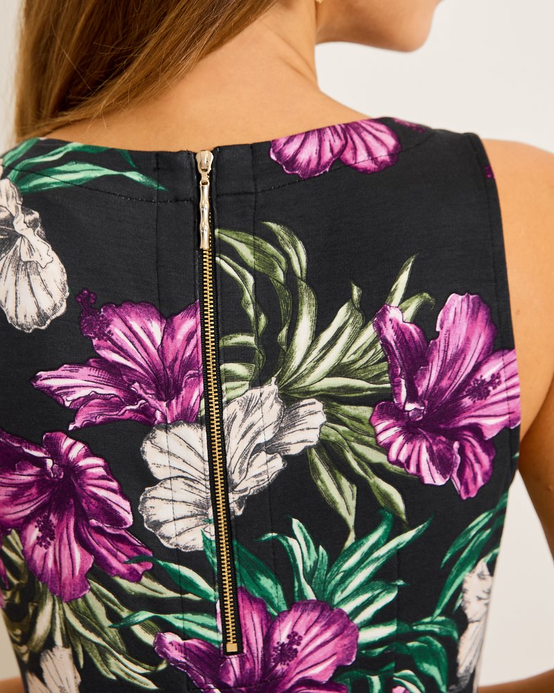 Tommy Bahama | Darcy Villa Garden V-Neck Sheath Dress / Black