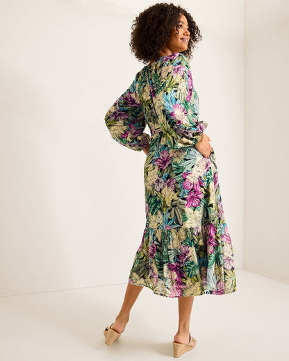 Tommy Bahama | Jungle Jewels Shimmer Maxi Dress / Black