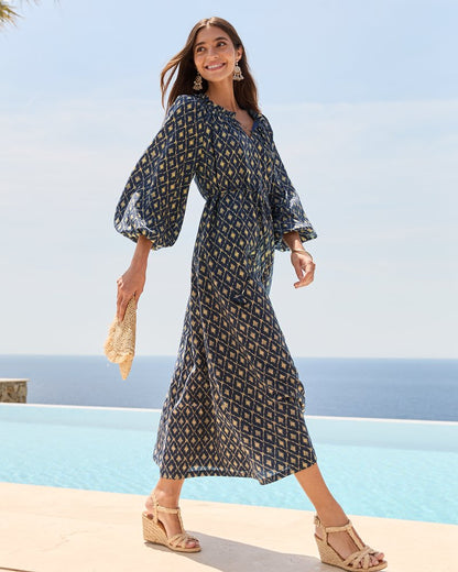 Tommy Bahama | Diamond Cay Long-Sleeve Maxi Dress / Coastline