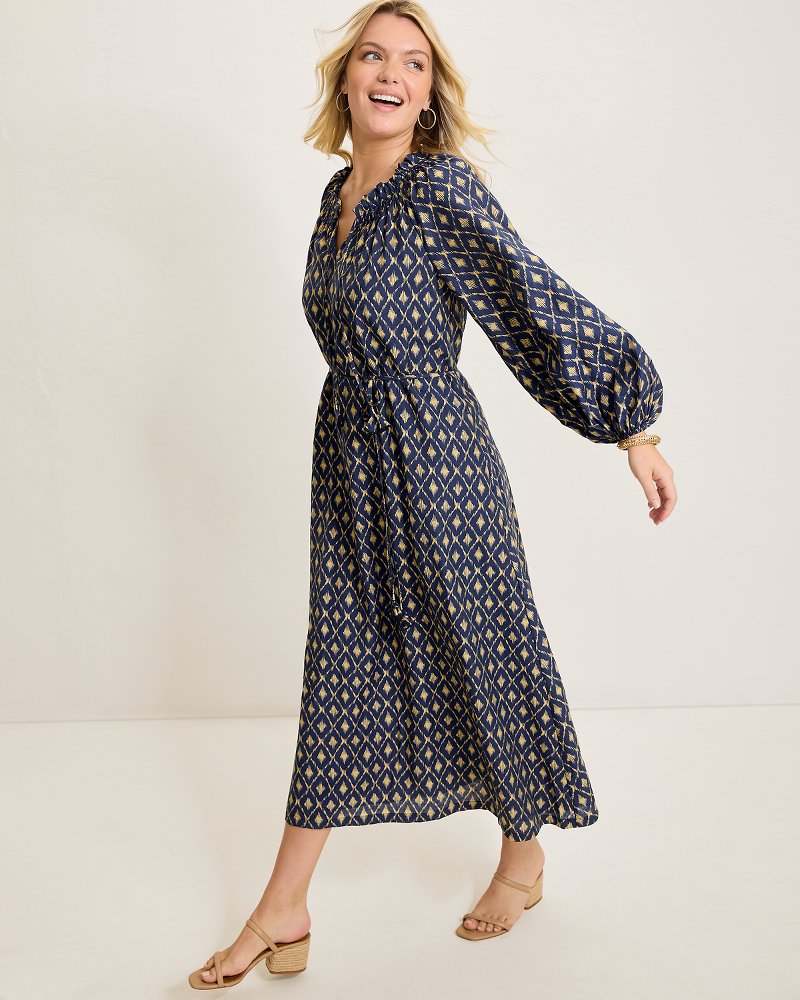 Tommy Bahama | Diamond Cay Long-Sleeve Maxi Dress / Coastline