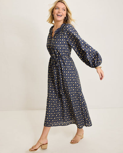 Tommy Bahama | Diamond Cay Long-Sleeve Maxi Dress / Coastline
