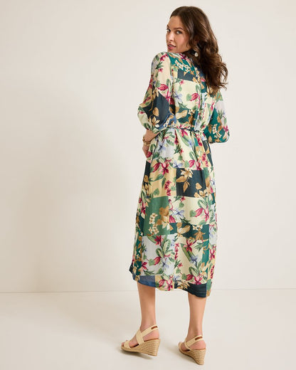 Tommy Bahama | Hightide Flora Midi Shirt Dress / Bonsai