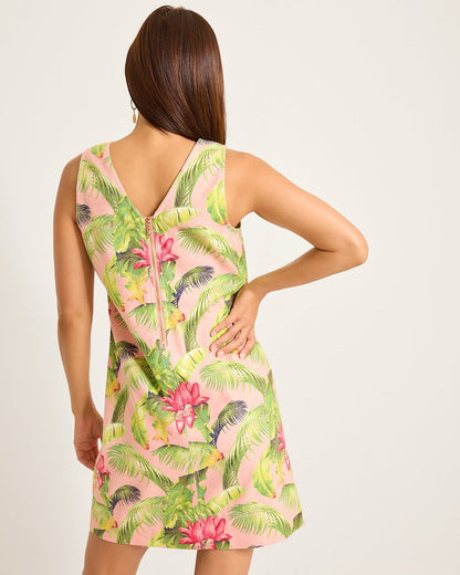 Tommy Bahama | Palm-A-Dora Frond Royal Sheath Dress / Coral Haze