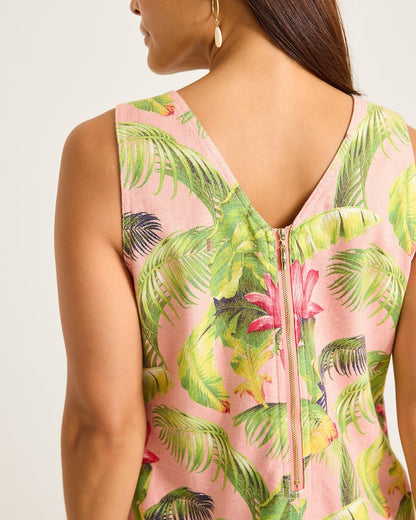 Tommy Bahama | Palm-A-Dora Frond Royal Sheath Dress / Coral Haze
