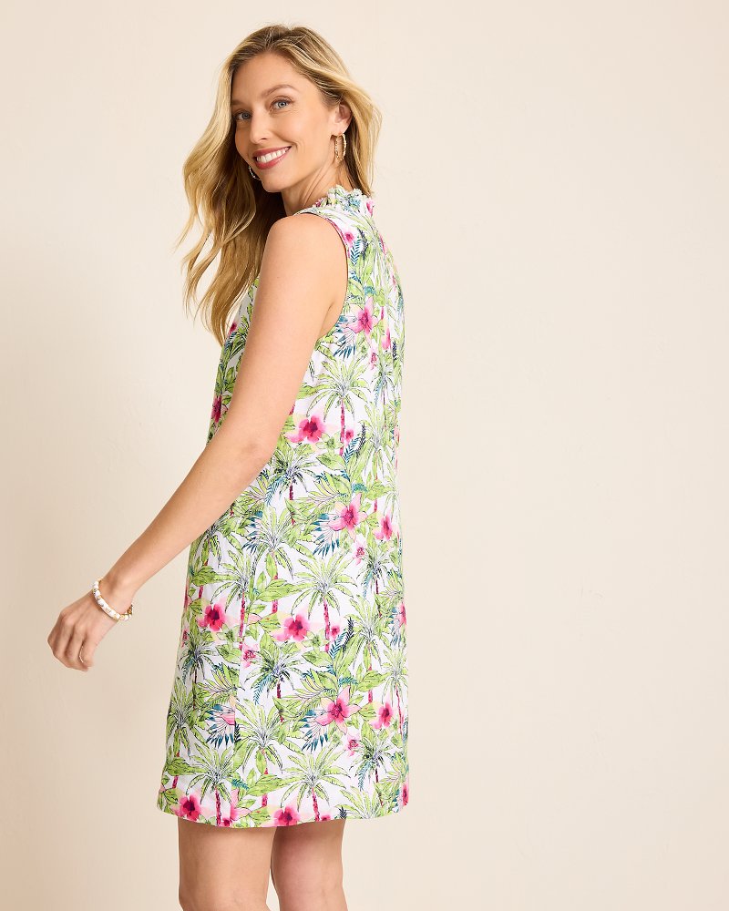 Tommy Bahama | Two Palms Coastal Palms Linen Shift Dress / White