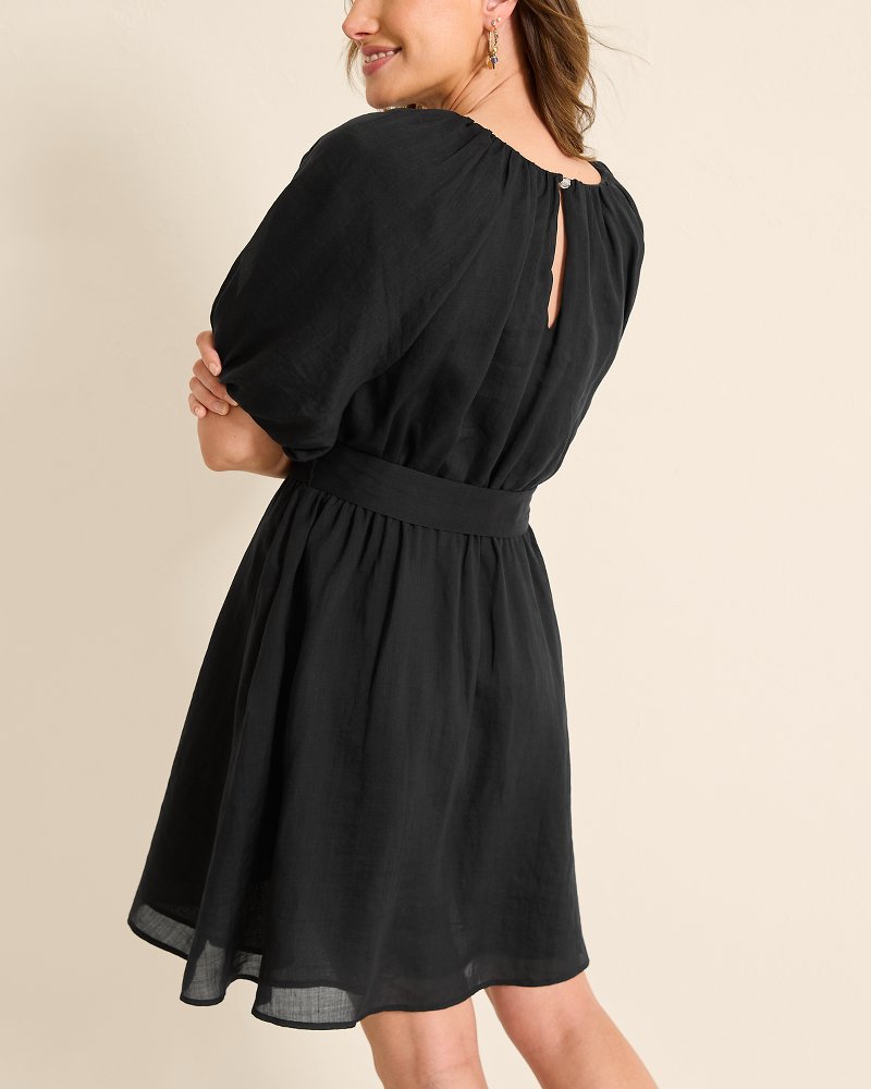 Tommy Bahama | Paradise Breeze Elbow-Sleeve Dress / Black