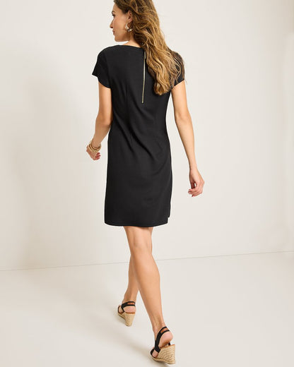 Tommy Bahama | Darcy V-Neck Short Dress / Black