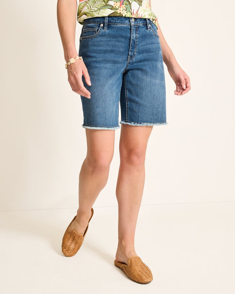 Tommy Bahama | Cut-Off Bermuda Denim Shorts / Med Playa Wash