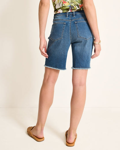 Tommy Bahama | Cut-Off Bermuda Denim Shorts / Med Playa Wash