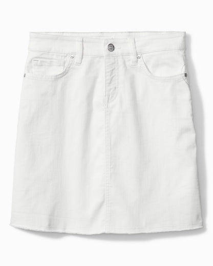 Tommy Bahama | Ella Twill Denim Skirt / White