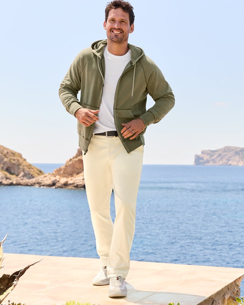 Tommy Bahama | Boracay Flat-Front Chino Pants / Bleached Sand