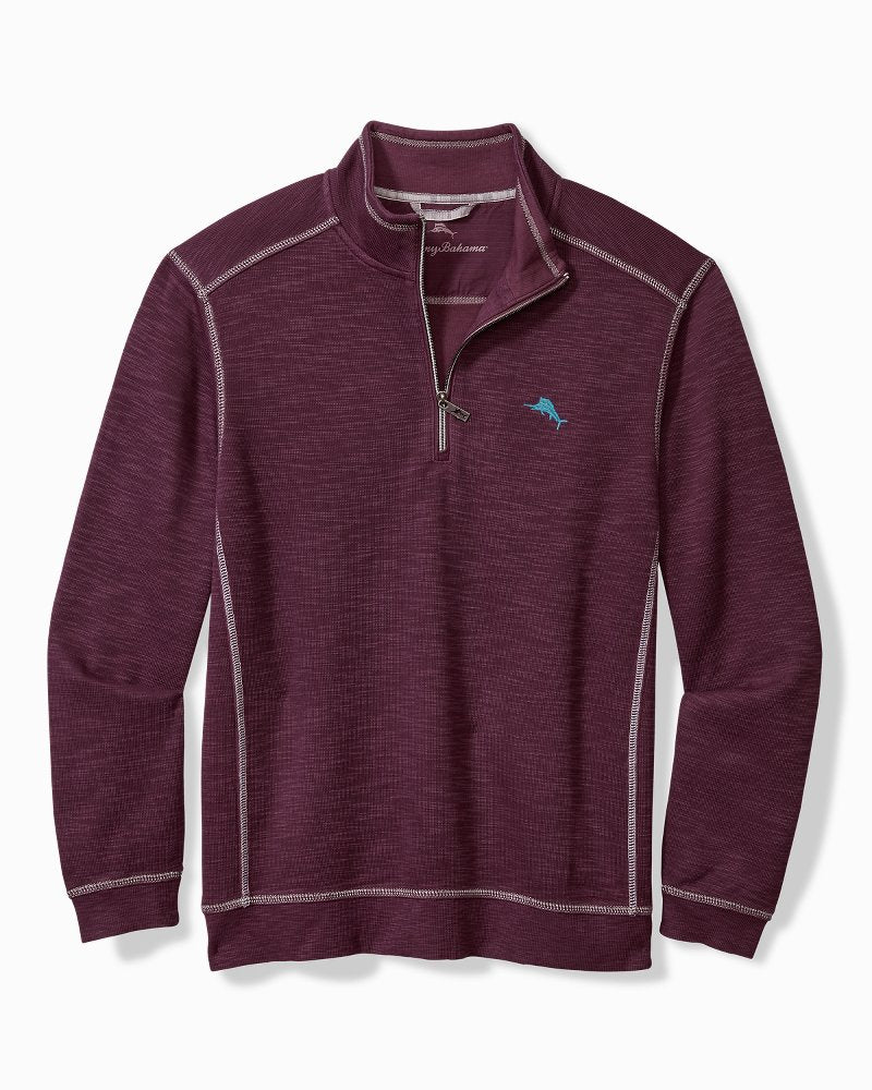 Tommy Bahama | Tobago Bay Half-Zip Sweatshirt / Blackberry Fizz