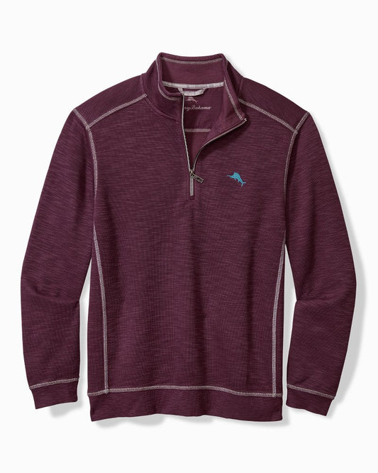 Tommy Bahama | Tobago Bay Half-Zip Sweatshirt / Blackberry Fizz