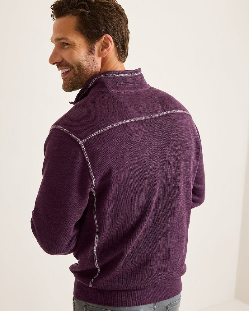 Tommy Bahama | Tobago Bay Half-Zip Sweatshirt / Blackberry Fizz