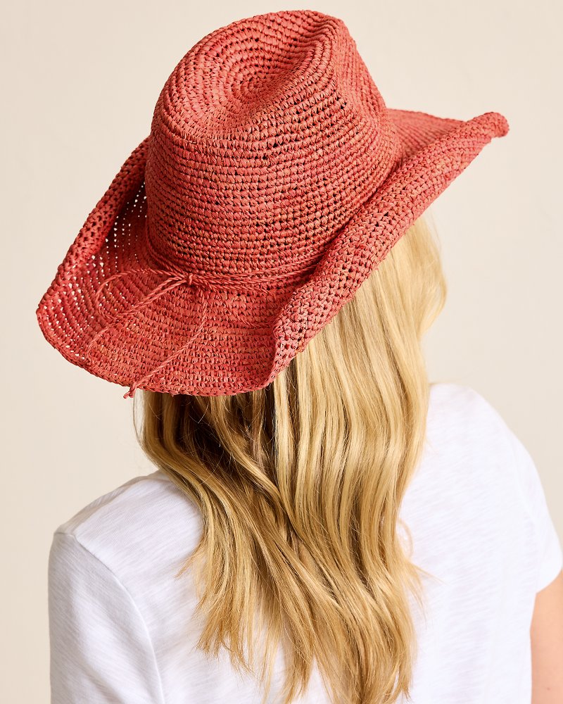 Tommy Bahama | Tanya Raffia Cowboy Hat / Hibiscus
