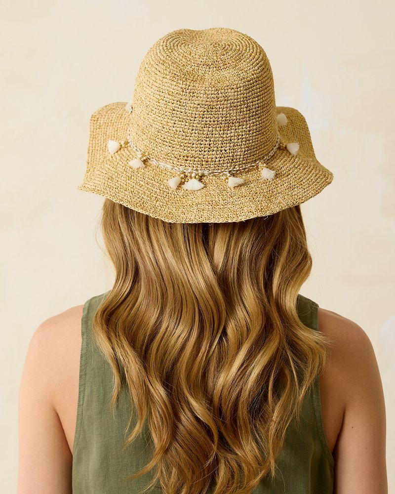 Tommy Bahama | Taylor Straw Raffia Lux Hat / Natural/Gold/White