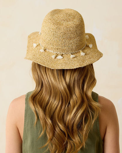 Tommy Bahama | Taylor Straw Raffia Lux Hat / Natural/Gold/White