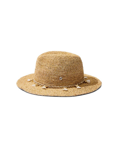 Tommy Bahama | Taylor Straw Raffia Lux Hat / Natural/Gold/White