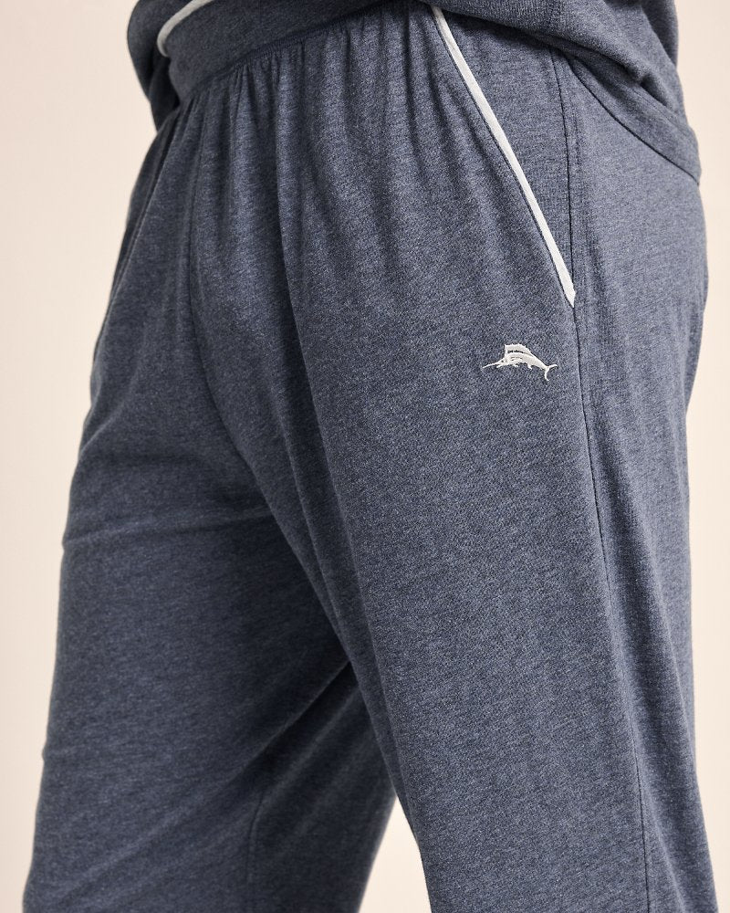 Tommy Bahama | Big & Tall Jersey Lounge Joggers / Heathered Blue