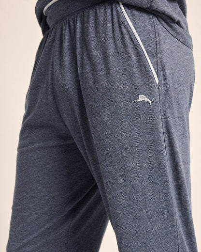 Tommy Bahama | Big & Tall Jersey Lounge Joggers / Heathered Blue