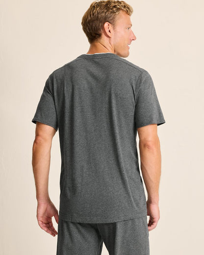 Tommy Bahama | Jersey Short-Sleeve V-Neck T-Shirt / Heather Charcoal Grey