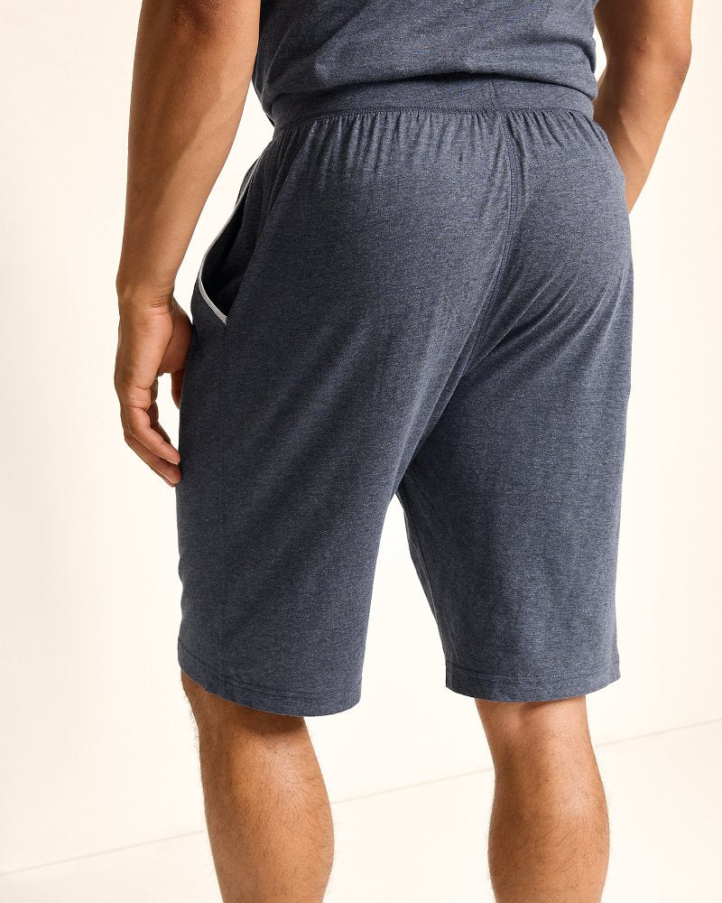 Tommy Bahama | Big & Tall Jersey Lounge Shorts / Heathered Blue