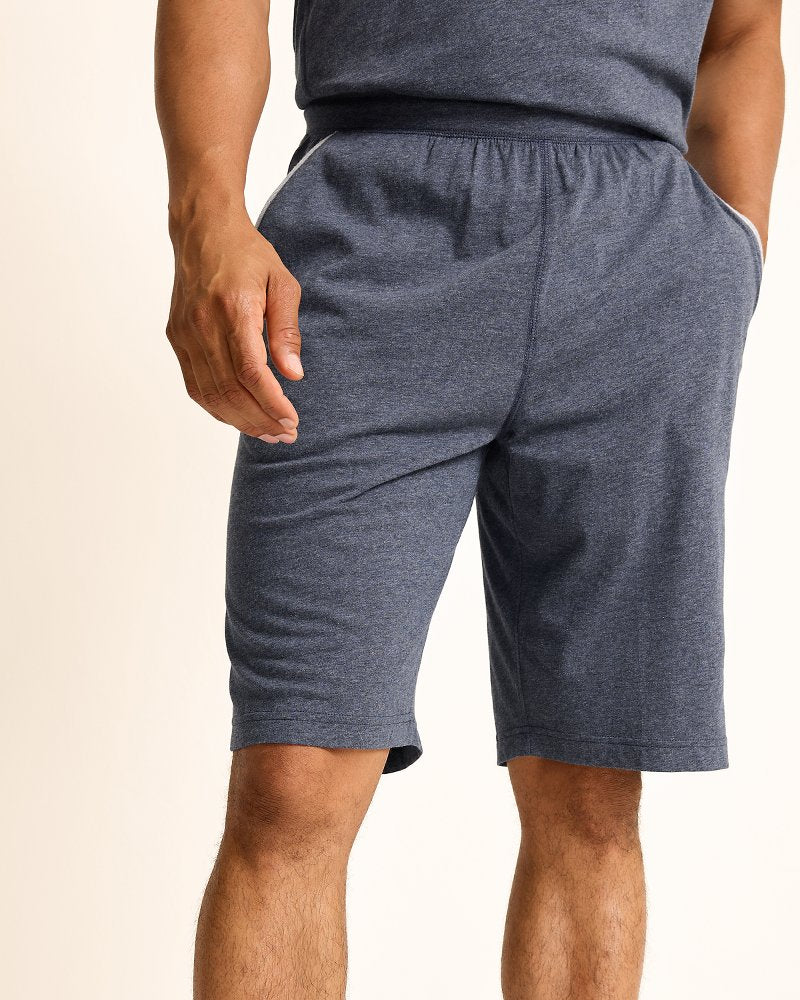 Tommy Bahama | Big & Tall Jersey Lounge Shorts / Heathered Blue