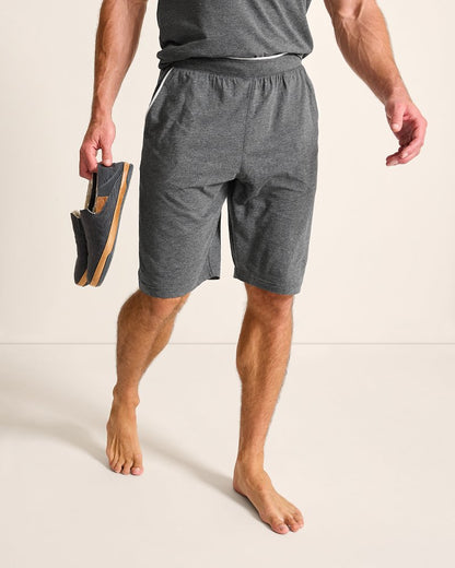 Tommy Bahama | Big & Tall Jersey Lounge Shorts / Heather Charcoal Grey