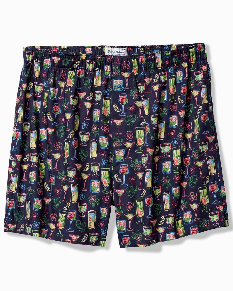 Tommy Bahama | Woven Marlin Print Boxers / Port Blue